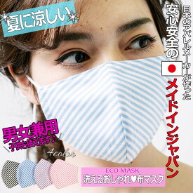 【日本製マスク/即納】洗える日本製マスク ストライプ 立体 布マスク 耳が痛くない オシャレ 男女兼用 キッズ 風邪 予防 花粉 粉塵 対策 洗濯 清潔 丁寧メール便 【クーポンの利用不可】【返品交換不可】【代引き不可】