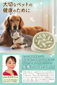 早食い防止食器 独自の凹凸設計でゆっくり飲み込める ペットボウル 小型犬 中型犬 大型犬 猫対応 滑り止め付きで快適な食事をサポート