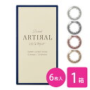 【送料無料】アーティラル2ウィークUV＆モイスト 1箱(1箱6枚入り / 2week / 度なし / 度あり / カラコン / カラーコンタクト / ARTIRAL 2week UV＆Moist / ブラック / ブラウン / オークル / ダークブラウン / 14.0 / bc8.6 / 小さめ / 着色直径 / 小さい )