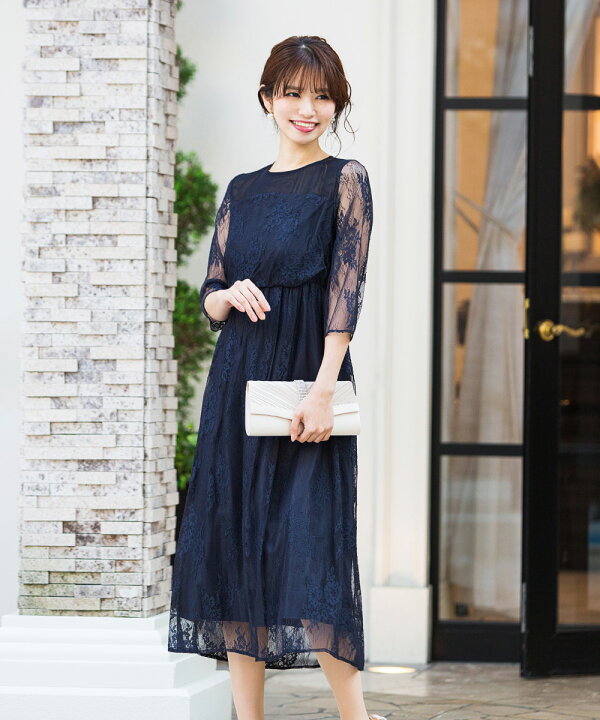楽天市場 結婚式 ワンピース パーティードレス ロングドレス レディース 服装 袖あり 二次会 2次会 レース 入学式 卒業式 謝恩会 成人式 同窓会 大学生 マタニティー 他と被らない 代 30代 40代 母 ママドレス 大きいサイズ 大きめ 小さいサイズ 体型カバー