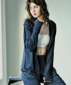 ラッシュガード レディース UVカット UPF50+ 長袖 パーカー ジップアップ フード付き レディース 速乾 接触冷感 ストレッチ 軽量 多機能 大きいサイズ 釣り ランニング ガーデニング キャンプ