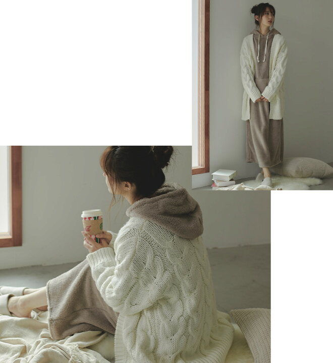 楽天市場 おうち時間に最適 秋冬新作 あったかボア 裏起毛 ワンピース ボアルームウェア レディース ワンマイルウェア 大きいサイズ マタニティー マタニティウェア パジャマ ワンピース 秋冬 長袖 もこもこ 可愛い 部屋着 暖かい 秋服 冬服 妊婦 ナイトウェア 体型