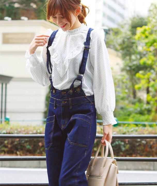 楽天市場 デニムサロペット サスペンダー付 デニムパンツ 大きいサイズ オーバーオール オールインワン 秋服 秋物 ゆったりジーンズ ストレート デニム 10オンス レディース ボトムス 体系カバー M L Ll 3l 4l Fashionletter ファッションレター