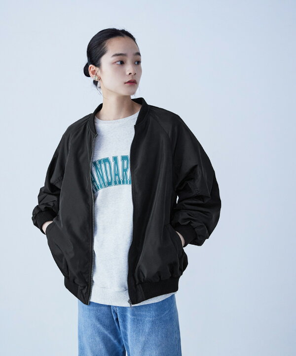 楽天市場】【全品15%オフクーポン】ビッグシルエット MA-1 ジャケット 