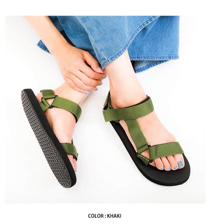 楽天市場 スポーツサンダル レディース 歩きやすい ビーチサンダル おしゃれ 黒 スポサン カーキ イエロー 黄色 パープル 紫 スポーツサンダル コンフォートサンダル Eva 旅行 アウトドア サブシューズ マジックテープ ベルクロ スポーティー 送料無料 Fashionletter