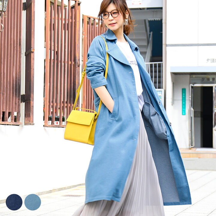 楽天市場 デニム トレンチコート ロング丈 レディース トレンチ コート オータムコート 秋コート 秋 アウター 秋服 秋物 デニムコート デニムジャケット ロングコート リボンベルト付 ゆったり 無地 羽織り 薄手 大人カジュアル かわいい ネイビー Fashionletter 楽天市場 デニム トレンチコート ロング丈 レディース トレンチ コート オータムコート 秋コート 秋 アウター 秋服 秋物 デニムコート デニムジャケット ロングコート リボンベルト付 ゆったり 無地 羽織り 薄手 大人カジュアル かわいい ネイビー Fashionletter