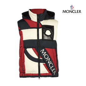 MONCLER モンクレール 5 MONCLER CRAIG GREEN Permit hooded down-filled gilet ダウンベスト メンズ ブラック 2018-2019年秋冬新作