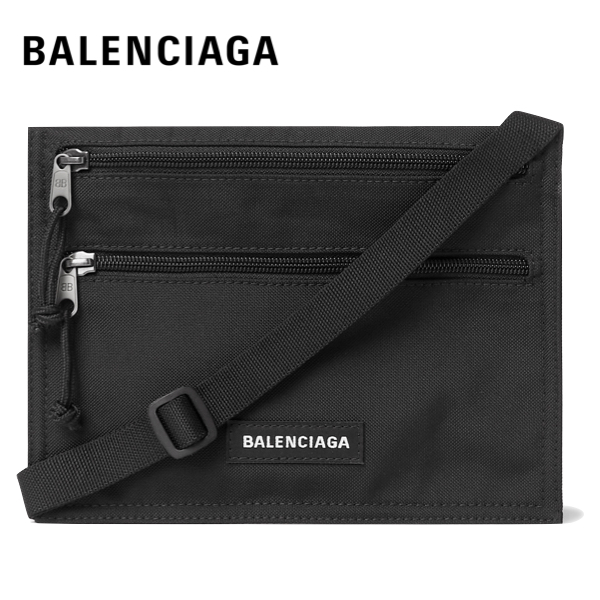 楽天市場】BALENCIAGA Explorer Messenger Bag Mens Black 2020AW