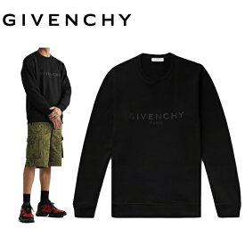 GIVENCHY Logo-Appliqued Loopback Cotton-Jersey Sweatshirt 2020AW ジバンシー ロゴ アップリケ ループバック コットン ジャージー スウェットシャツ メンズ 2020年秋冬