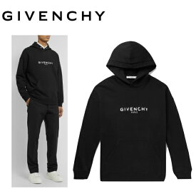 GIVENCHY Logo-Print Loopback Cotton-Jersey Hoodie 2020AW ジバンシー ロゴ プリント ループバック コットン ジャージー フーディー パーカー メンズ 2020年秋冬