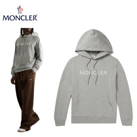 MONCLER Hoodie Mens Grey Top 2023SS モンクレール フーディー メンズ グレー トップス 2023年春夏