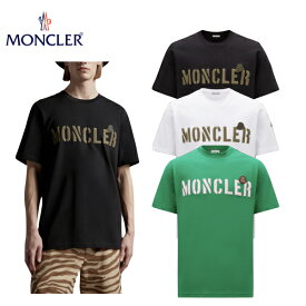 【3colors】MONCLER Loose fit Zebra logo patch T Shirt Black,Optical White,Green 2023SS ゼブラロゴパッチ Tシャツ 2023年春夏