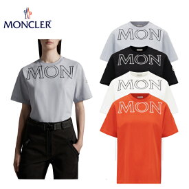 【4colors】MONCLER Chest and back logo t-shirt Grey,Black,Egg Shell,Orange 2023SS チェスト&バック ロゴ Tシャツ 2023年春夏