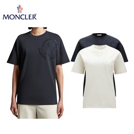 【2colors】MONCLER Embroidered logo T-shirt White,Navy Blue 2023AW ロゴ刺繍Tシャツ ホワイト ネイビーブルー 2023年秋冬