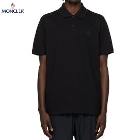 MONCLER Two-Button Polo Black 2023AW モンクレール 2 ボタン ポロ ブラック 2023年秋冬