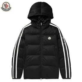 MONCLER Sanbesan Shell-Trimmed Quilted Tech-Jersey Hooded Down Jacket Black 2023AW モンクレール サンベサン シェルトリム キルティング テックジャージー フード付き ダウンジャケット ブラック 2023年秋冬