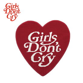 Girls Don't Cry Heart rug Red 2023AW ガールズドントクライ ハートラグ レッド 2023年秋冬