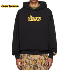 DREW HOUSE Chest and Sleeve Logo Printed Hoodie Black 2023AW 胸と袖のロゴプリント パーカー ブラック 2023年秋冬