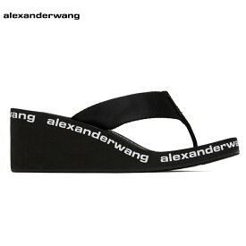 ALEXANDER WANG Nylon webbing slip-on heeled sandals Black 2023AW ナイロン ウェビング スリッポン ヒール サンダル ブラック2023年秋冬