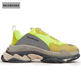 BALENCIAGA バレンシアガ 2018年春夏 Triple S low-top trainers athletic shoes Neon-yellow レアカラー