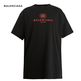 BALENCIAGA バレンシアガ 2018年春夏 BB-print cotton T-shirt Tシャツ ブラック
