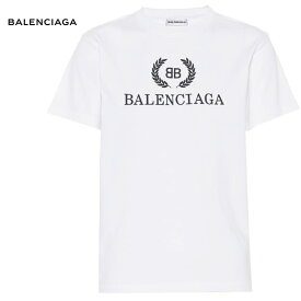 BALENCIAGA バレンシアガ 2018年春夏 Printed cotton T-shirt ホワイト