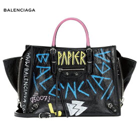 BALENCIAGA バレンシアガ Papier A6 Zip Around leather shoulder bag バッグ ブラック 2018-2019年秋冬