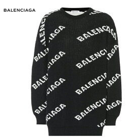 BALENCIAGA バレンシアガ Intarsia wool-blend sweater セーター トップス 2018-2019年秋冬