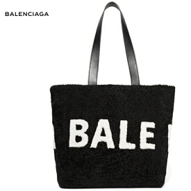 BALENCIAGA バレンシアガ Intarsia shearling shoulder bag バッグ ブラック 2018-2019年秋冬