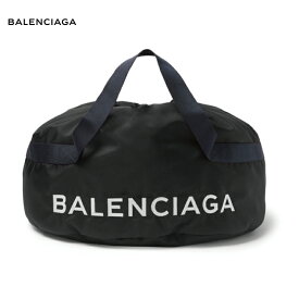 BALENCIAGA バレンシアガ Logo-Embroidered Nylon Holdall バッグ ブラック 2018-2019年秋冬