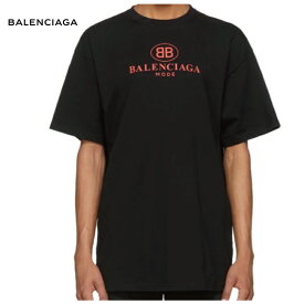 BALENCIAGA バレンシアガ 182342M213002 ブラック Mode ロゴ Tシャツ トップス 2019年春夏