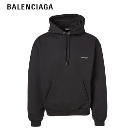BALENCIAGA small logo hoodie black mens バレンシアガ スモール ロゴ パーカー ブラック メンズ