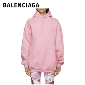 BALENCIAGA Medium fit vintage logo hoodie Pink 2021SS バレンシアガ ミディアムフィット ビンテージロゴ フーディー パーカー ピンク 2021年春夏