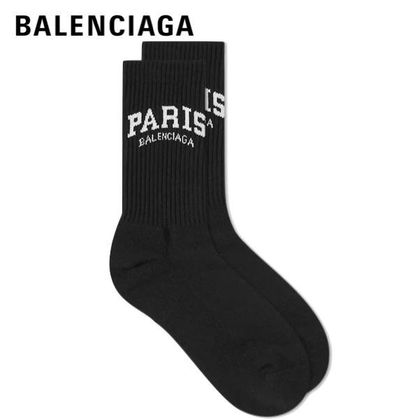 楽天市場】【2colors】BALENCIAGA Paris logo Socks Underwear 2022SS