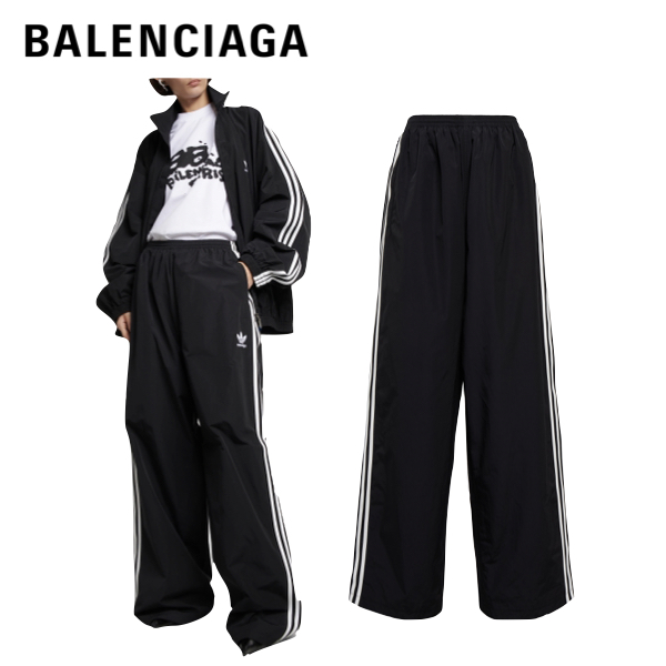 【楽天市場】BALENCIAGA × Adidas Logo track pants Black