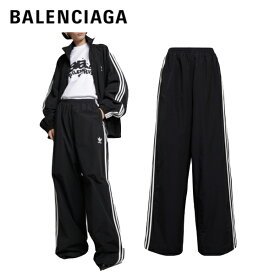 BALENCIAGA × Adidas Logo track pants Black 2023SS バレンシアガ × アディダス ロゴ トラックパンツ ブラック 2023年春夏