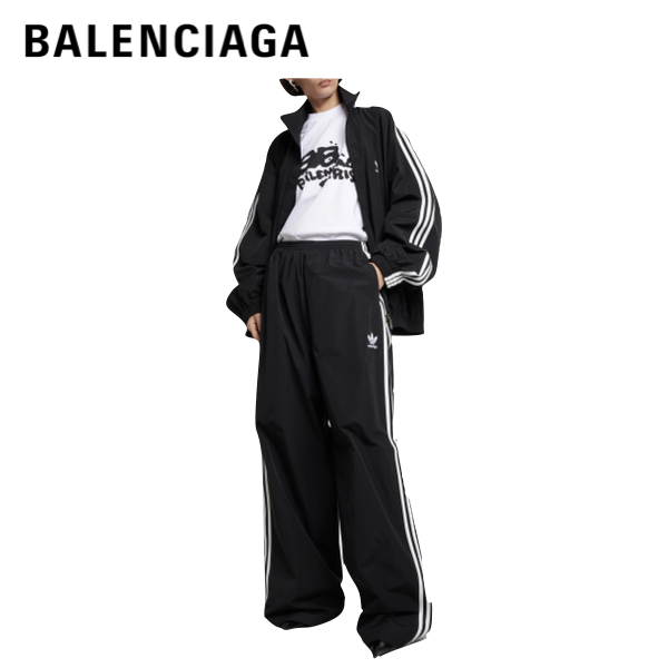 楽天市場】BALENCIAGA × Adidas Logo track pants Black 2023SS