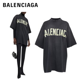BALENCIAGA Logo cotton T-shirt Black Top 2023SS バレンシアガ ロゴ コットン ティーシャツ ブラック トップス 2023年春夏