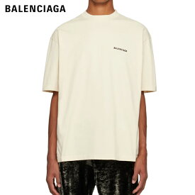 BALENCIAGA Medium Fit T-Shirt Cream 2023AW ミディアムフィット Tシャツ クリーム 2023年秋冬