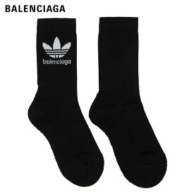 BALENCIAGA x Adidas Logo Socks Black 2023AW ロゴ ソックス Adidasエディション ブラック 2023年秋冬