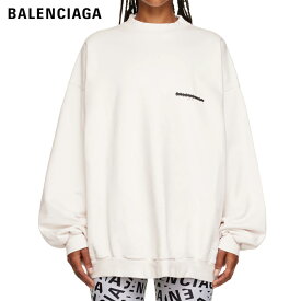 BALENCIAGA Oversized Sweatshirt Off-White 2023AW オーバーサイズ スウェットシャツ オフホワイト 2023年秋冬