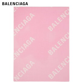 BALENCIAGA All Over Macro Scarf Pink & White 2023AW All Over Macro マフラー ピンク＆ホワイト 2023年秋冬