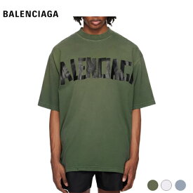 【3colors】BALENCIAGA Tape Type T-Shirt Green,Off-White,Blue 2024SS バレンシアガ テープタイプTシャツ グリーン,オフホワイト,ブルー 2024年春夏