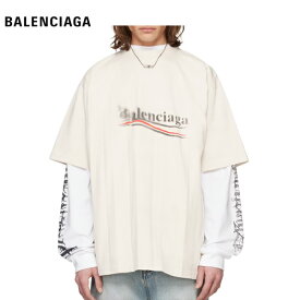 BALENCIAGA Political Stencil T-Shirt Off-White 2024SS バレンシアガ ポリティカル ステンシル T シャツ オフホワイト 2024年春夏