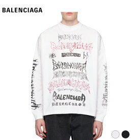 【2colors】BALENCIAGA DIY Metal Long Sleeve T-Shirt White,Black 2024SS バレンシアガ DIY メタル長袖Tシャツ ホワイト、ブラック 2024年春夏