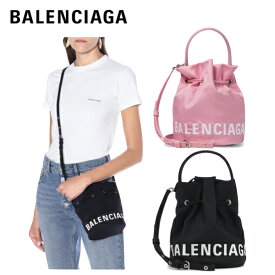 BALENCIAGA wheel XS canvas bucket bag pink black 2021SS バレンシアガ ウィール キャンバス バケットバッグ ピンク ブラック 2021年春夏