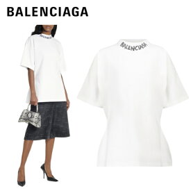 BALENCIAGA logo cotton jersey sleeved t-shirt white2021SS バレンシアガ ロゴ コットン ジャージ Tシャツ トップス ホワイト 2021年春夏
