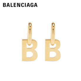 BALENCIAGA B Chain XL Earrings n shiny gold brass 2023SS B Chain XL シャイニーゴールド ブラス ピアス2023年春夏