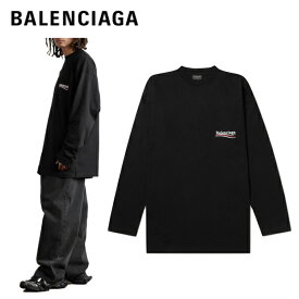 BALENCIAGA Cotton jersey t-shirt Black Top 2023AW バレンシアガ コットンジャージ ロングスリーブ Tシャツ ブラック トップス 2023年秋冬