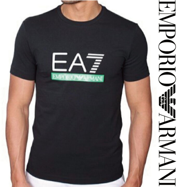 楽天市場 Emporio Armani 15 16年新作 メンズ Tシャツ エンポリオアルマーニ 6p6 Tシャツ 半袖 Vネック ブラック Ea7 Fashionplate
